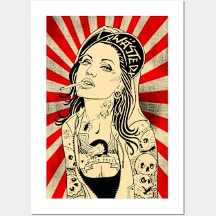 Tattoo Girl Posters and Art